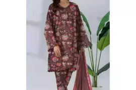 Buy Amna.B 3-Piece Women's Unstitched Khaddar Printed Suit – Perfect for All Seasons