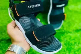 Men’s Fashion Sandals – Stylish Rexine Design with Grip Sole