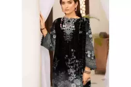 Amna.B 3-Piece Unstitched Lawn Printed Suit for Women – Perfect for All Seasons