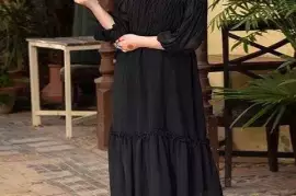 1 Pcs Nazmina Chiffon Plain Women Maxi FR-465 / Free Shipping