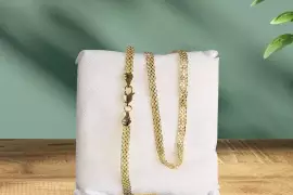 Funky 1 Carat Gold Plated Chain / Free Shipping