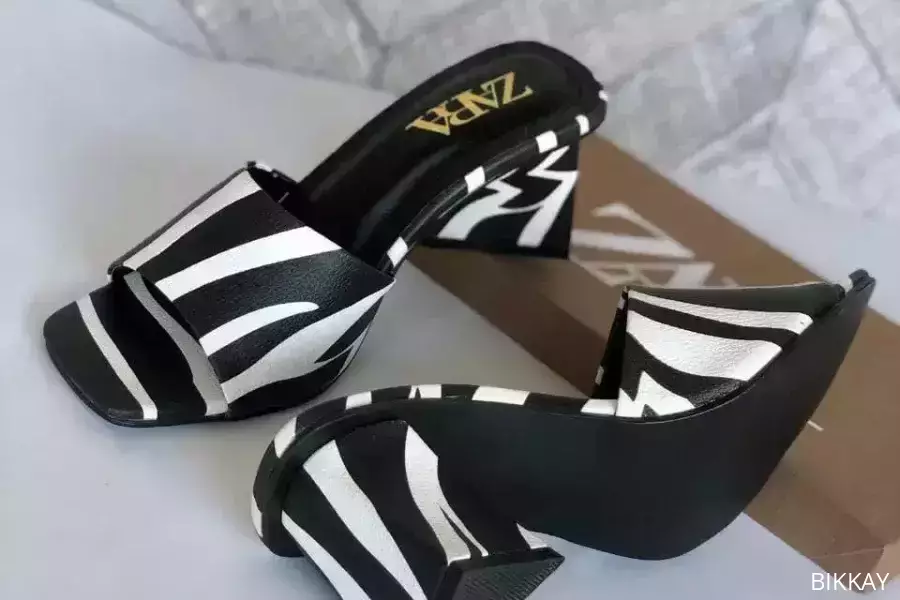 Fancy Women's Synthetic Leather Heels - Multicolor Delight