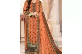 Stylish Amna.B Women's 3-Piece Unstitched Lawn Printed Suit – Elegant & Comfortable, Pakistan, دولار 14