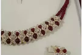 Elegant Gold Plated Crystal Necklace - 1 Pcs Fancy Design for Women / Free Shipping