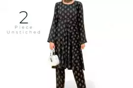 Fiza Noor 2-Piece Unstitched Suit – Stunning Digital Print Collection, Pakistan, $ 9