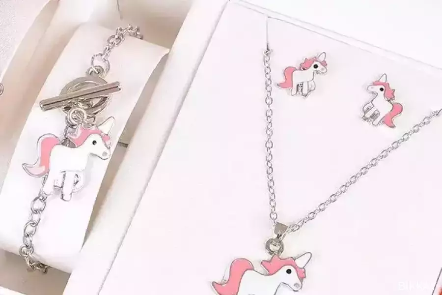 925 Sterling Silver Necklace And Bracelet Set / Free Shipping