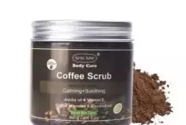 Coconut Oil Coffee Scrub Exfoliating Deep Cleansing Granules / Free Shipping 