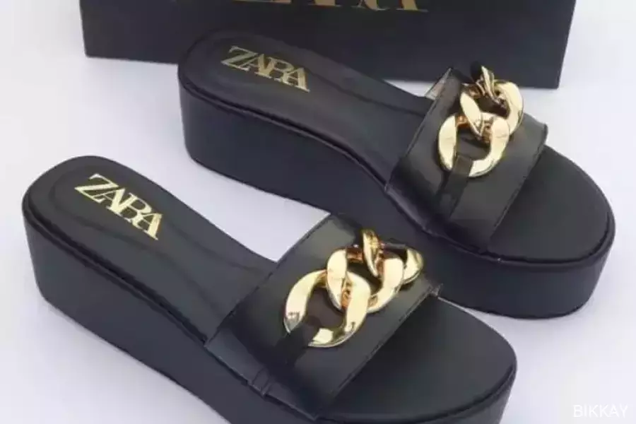 Stylish Women's Casual Synthetic Leather Wedge Heels