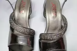 Chic & Comfortable Women’s Heels – Durable Rexine with Block Style