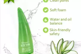 Aloe Vera Face Wash (120ml) / Free Shipping, United Arab Emirates, AED 37