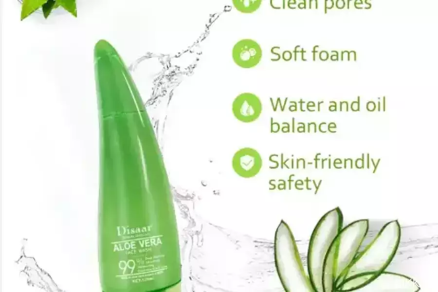 Aloe Vera Face Wash (120ml) / Free Shipping, United Arab Emirates, AED 37