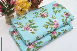 Women's Unstitched Printed Suit Set – Stylish Shirt & Dupatta, Pakistan, PKR 1,200