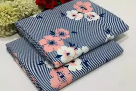 Stylish Printed 2 Pcs Unstitched Suit – Women's Shirt and Dupatta, Pakistan, PKR 1,180