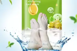 Exfoliating Foot Mask Foot SPA Pedicure Socks Removing Dead Skin Whitening Heels Feet Peeling Anti Cracked Foot Skin Care / Free Shipping , AED 68, United Arab Emirates