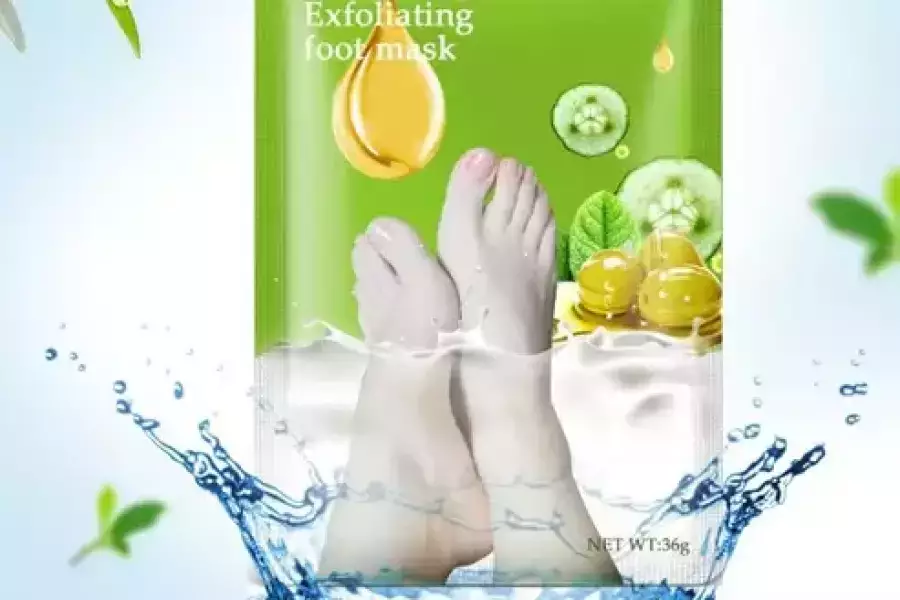 Exfoliating Foot Mask Foot SPA Pedicure Socks Removing Dead Skin Whitening Heels Feet Peeling Anti Cracked Foot Skin Care / Free Shipping , AED 68, United Arab Emirates