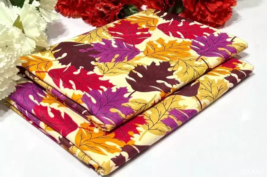 Women's Unstitched Printed Suit – 2 Piece Set for Casual & Festive Wear, Pakistan, PKR 1,180