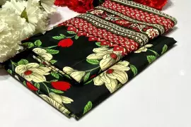 Women's Unstitched Suit (2-Piece) – Printed Shirt with Dupatta, Pakistan, PKR 1,180