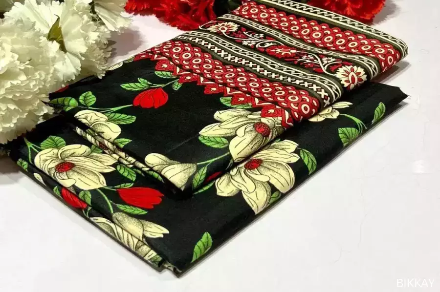 Women's Unstitched Suit (2-Piece) – Printed Shirt with Dupatta, Pakistan, PKR 1,180