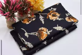 Women's Unstitched Printed Dress Material – 2 Piece Set, Pakistan, PKR 1,220