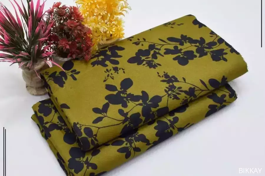 Elegant 2-Piece Unstitched Printed Suit for Women – Shirt & Dupatta Set, Pakistan, PKR 1,220