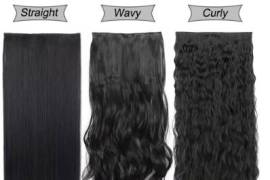 Synthetic 5 Clip In Hair Extensions Long Straight Hairstyle , Jhelum