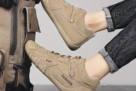 Men's Breathable Casual Sneakers - Non-Slip, Lace-Up for Outdoor & Casual Attire, Jhelum