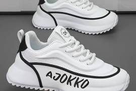 Summer 2024 Men's Casual Sneakers - Versatile Thick Sole, Lace-Up, Breathable Mesh, Non-Slip PVC Sole, Jhelum