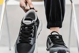 Classic, Men's Casual Athletic Sneakers - Breathable, Non-Slip Rubber Sole, Lace-Up Shoes, Jhelum