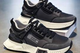 Classic, Men's Casual Athletic Sneakers - Breathable, Non-Slip Rubber Sole, Lace-Up Shoes, Jhelum