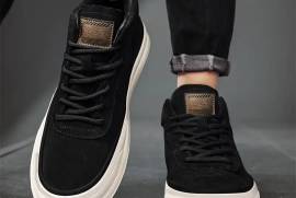 Lace-Up, Men's Fashion Skateboard Sneakers - Comfortable, Non-Slip Casual Shoes for All Seasons, Available in Black, Khaki, Brown | Sizes 7-10, Jhelum