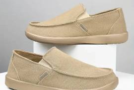 Breathable Canvas Slip-On Loafers - Casual & Business Style with Soft Sole for Casual Attire, Jhelum