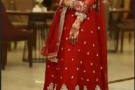 barat dress lehnga choli red lehnga/ wedding dress, Multan