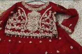 barat dress lehnga choli red lehnga/ wedding dress, Multan