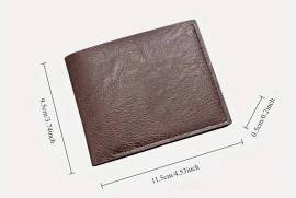 1P Men's Long Business Wallet, Ultra-thin Simple Multi-card Slots Soft Faux Leather Large Clutch Bag, Jhelum