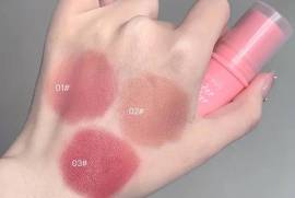 SHAQINUO Water-Resistant Matte Blush Stick - Medium Coverage, All Skin Tones Friendly, Natural Saturation in Pink Tone, Rawalpindi